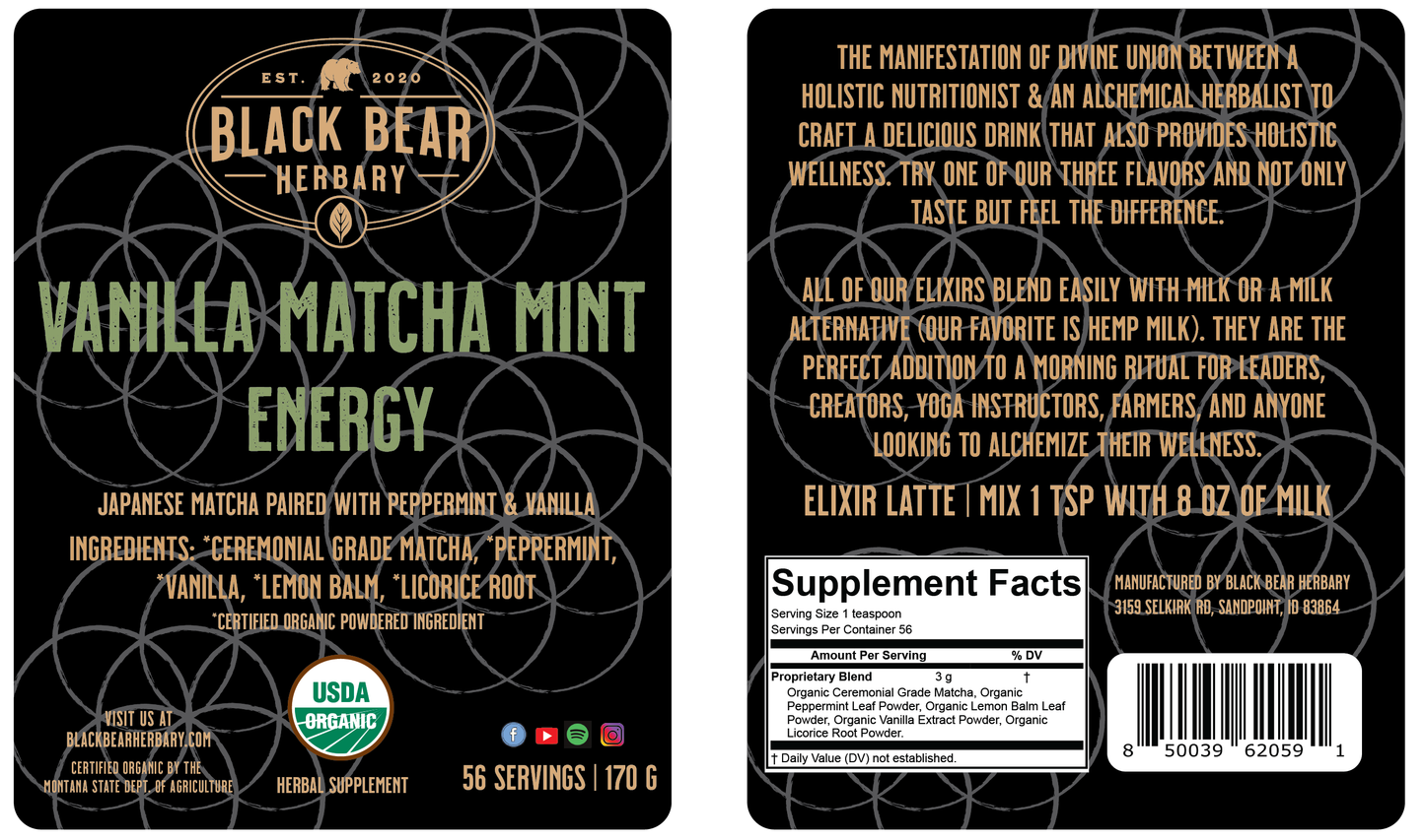 Vanilla Matcha Mint | Energy